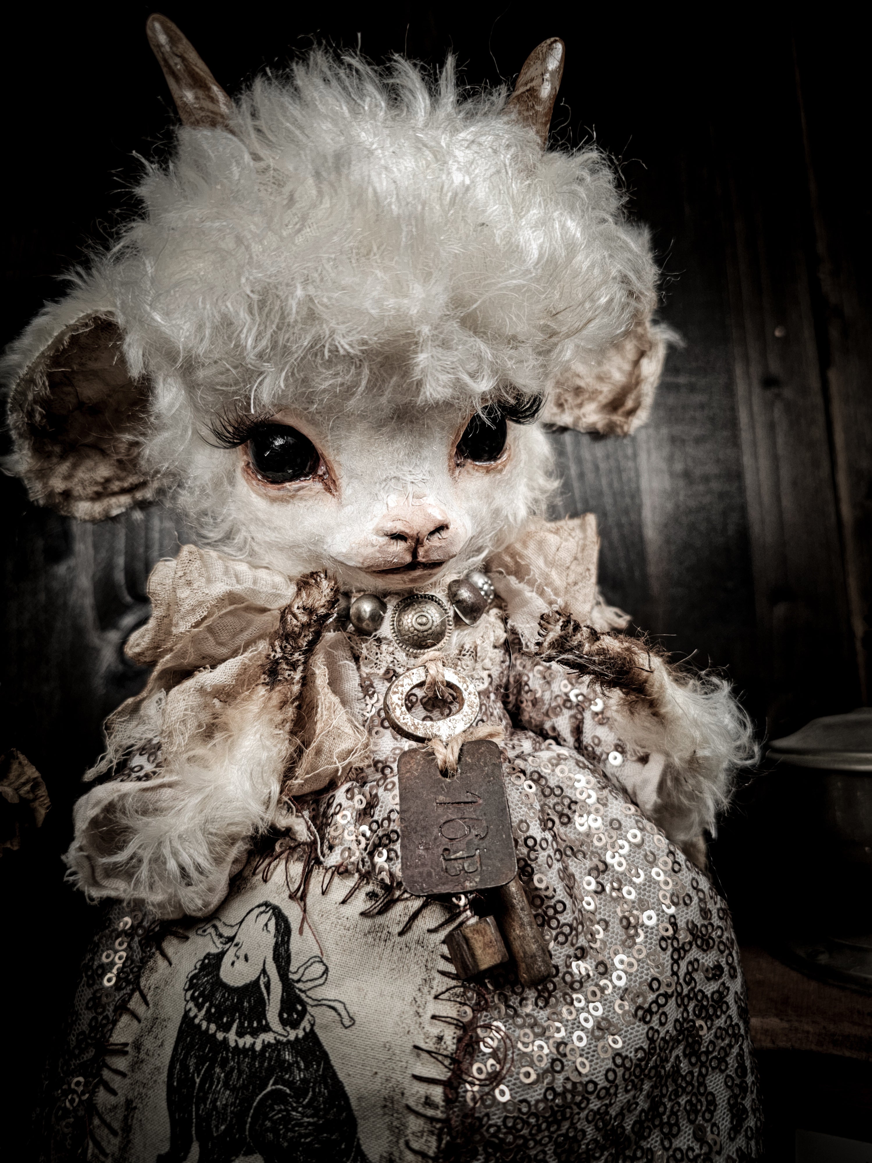 14.5" Puffy Lamb