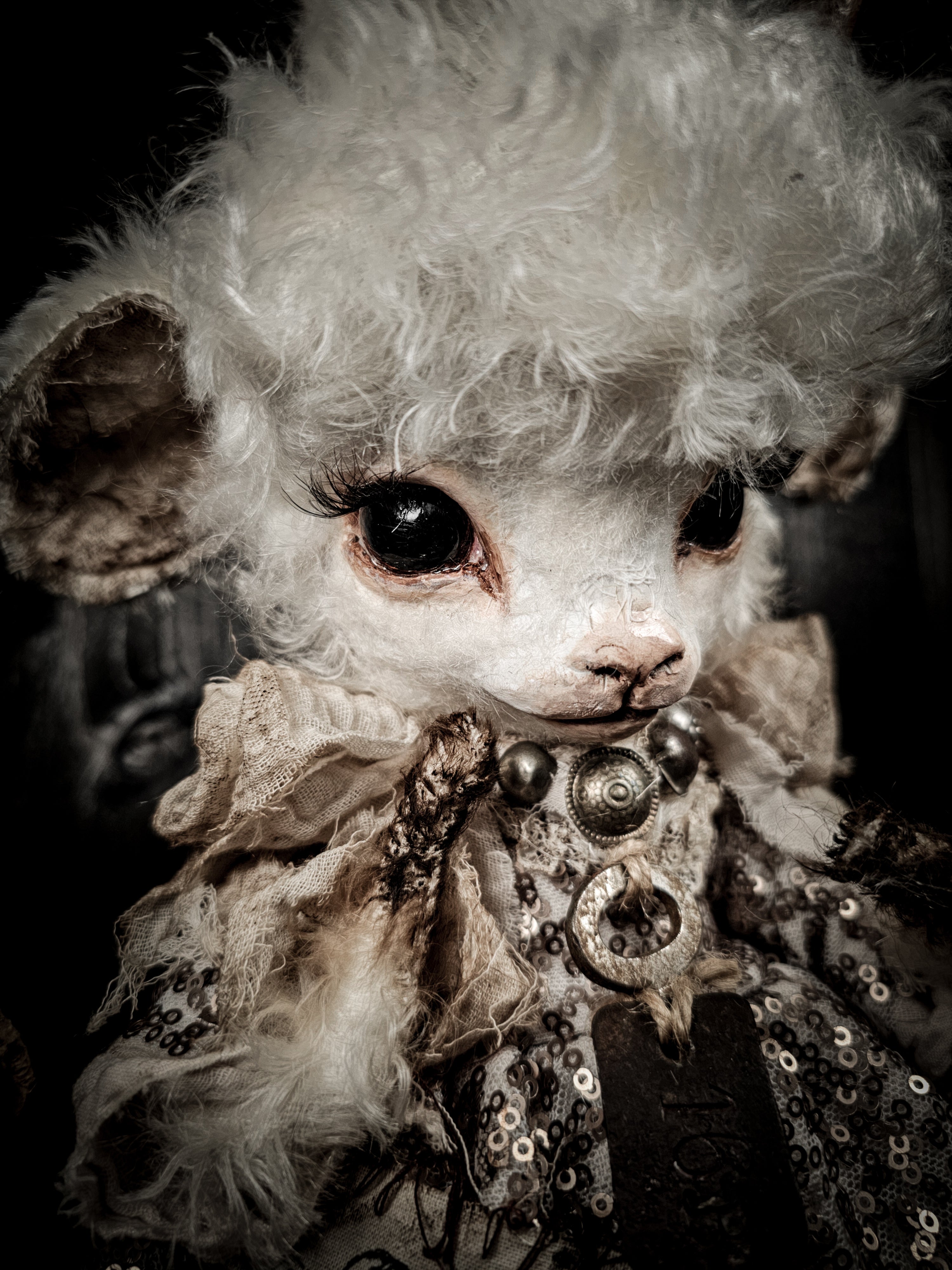14.5" Puffy Lamb