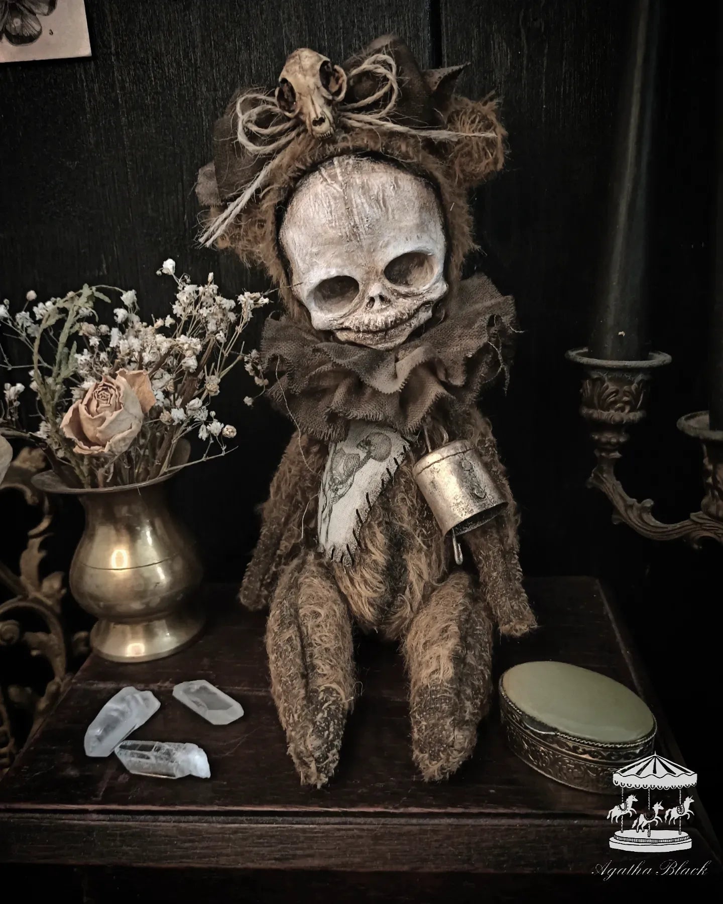 10.2" Skull Teddybear