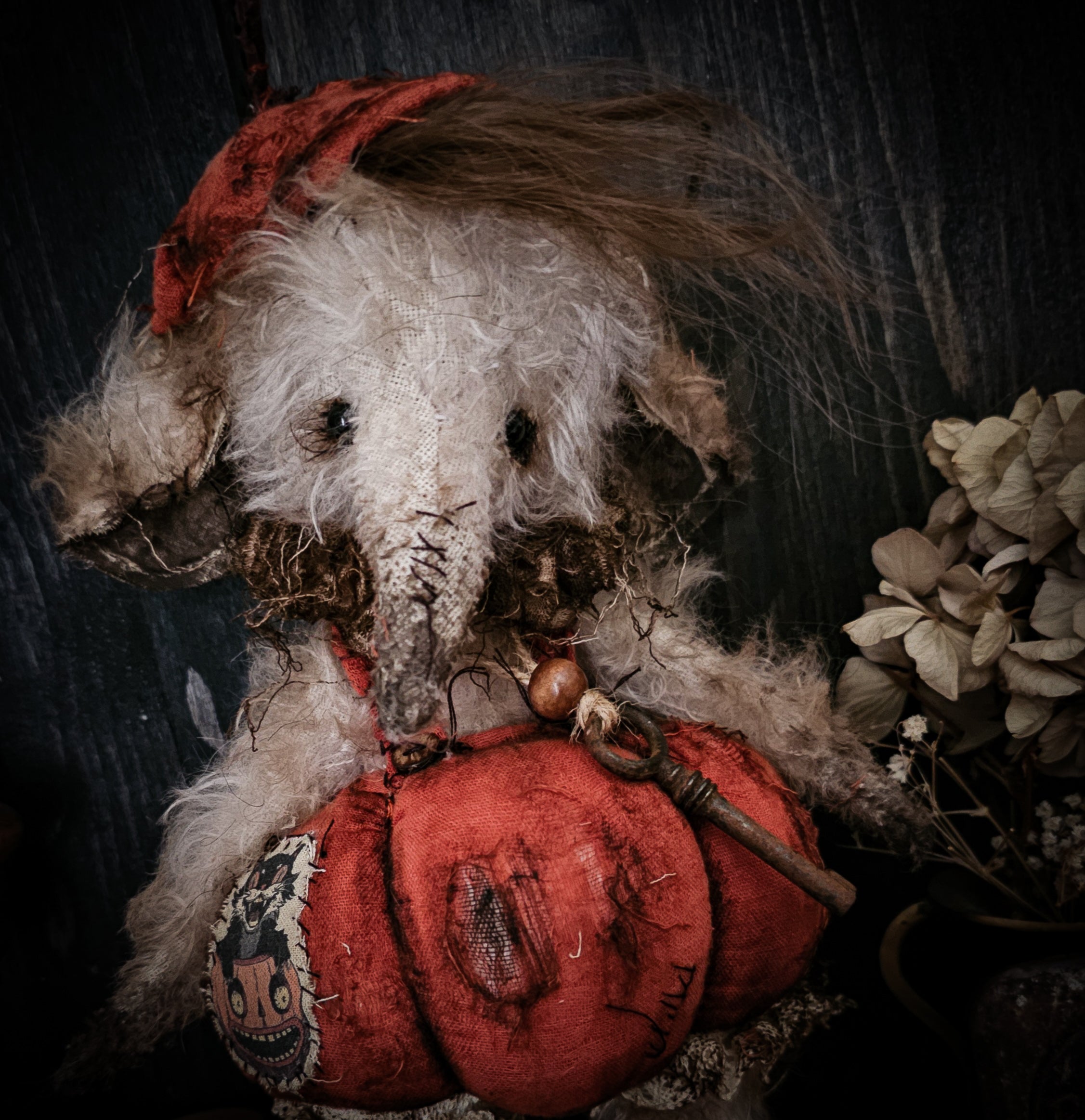 10.6" Pumpkin Elephant