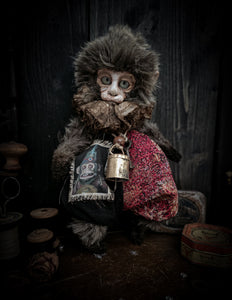10.6" Old Capuchin Monkey