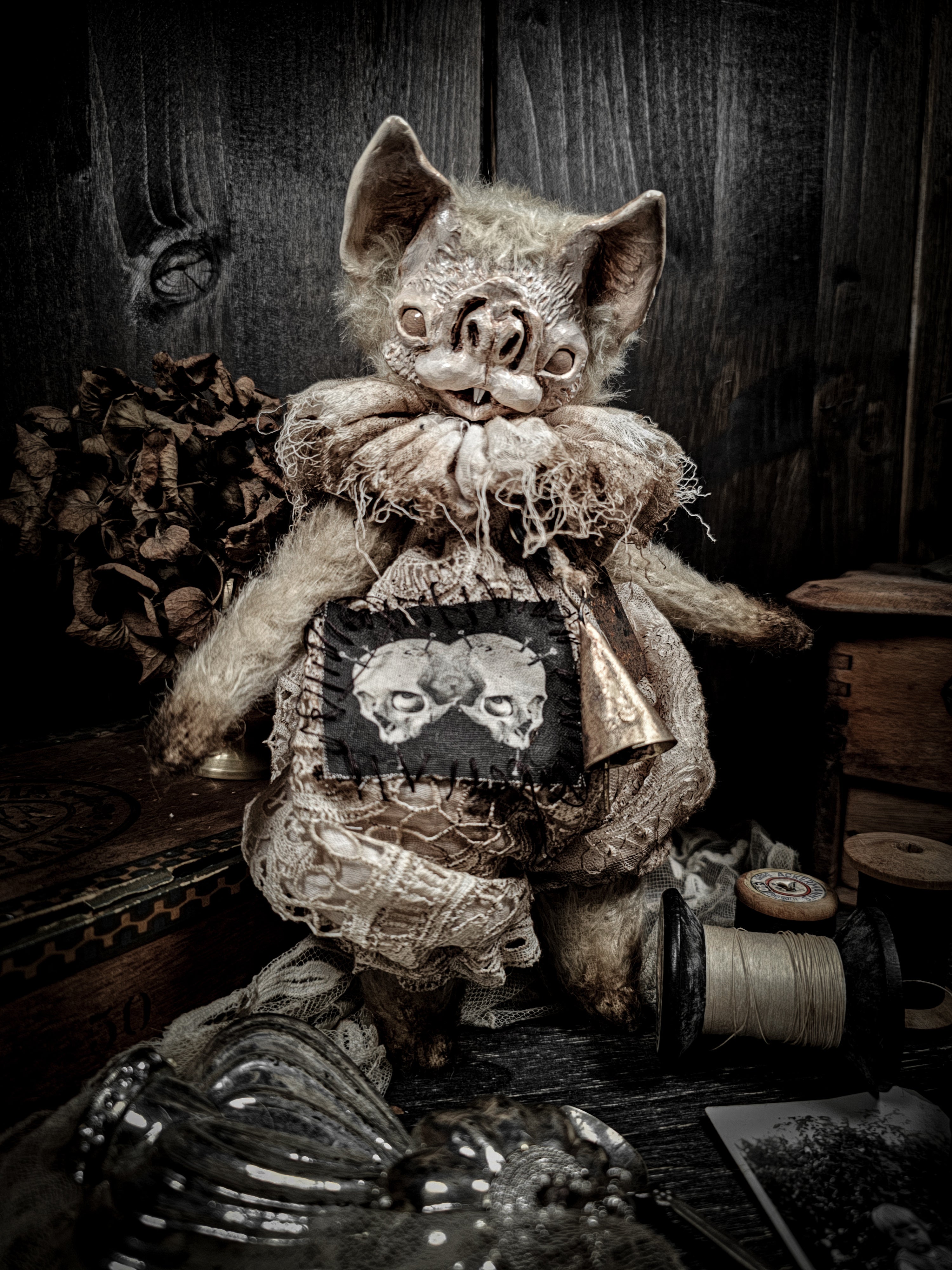 9" Pale Bat