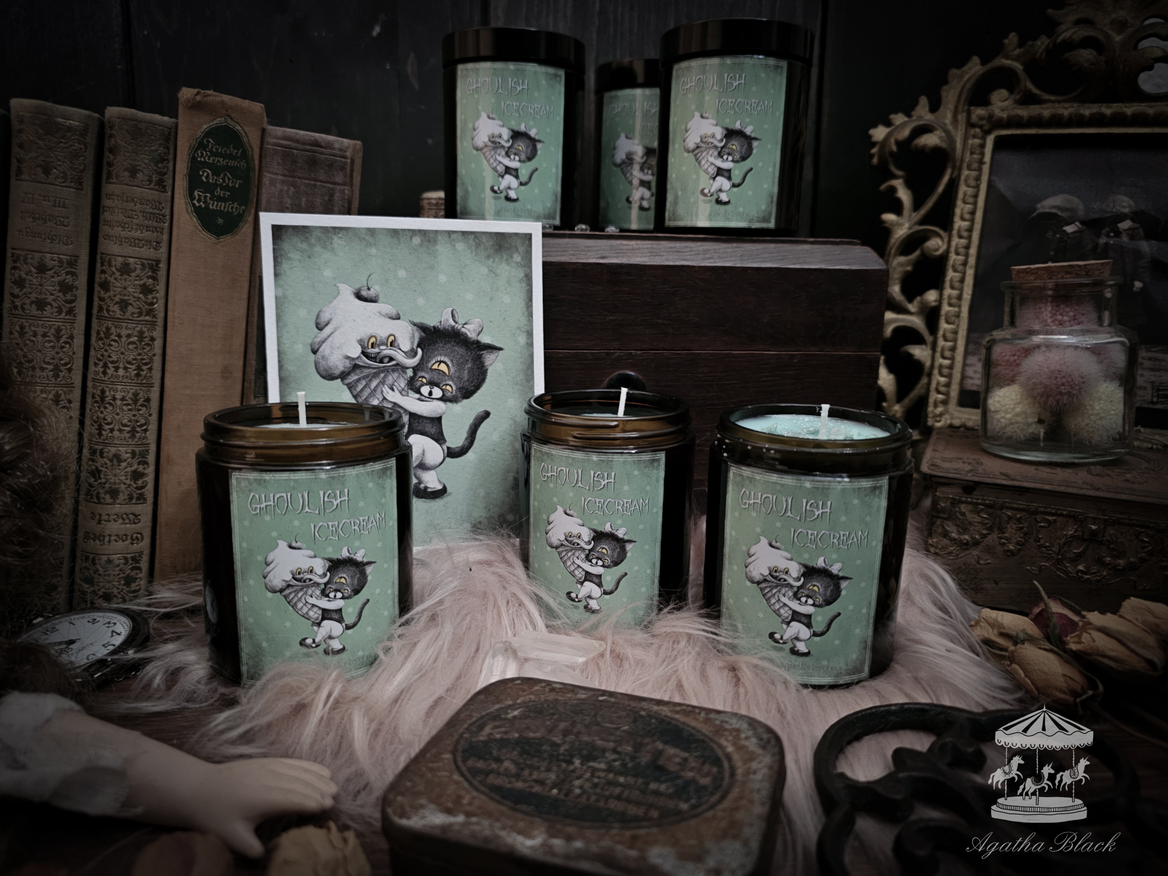 'Ghoulish Icecream' scented candle