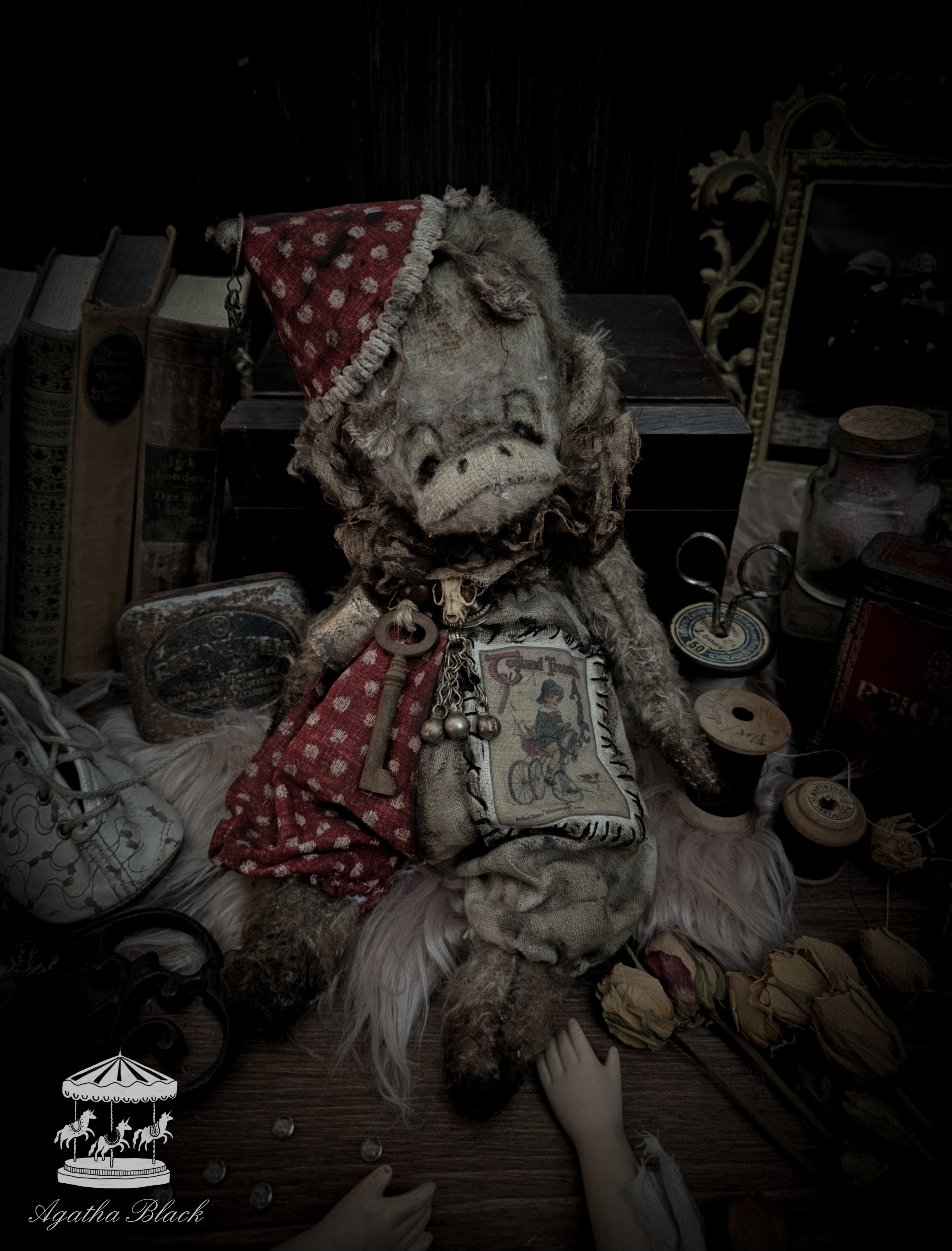 13" Old Circus Monkey