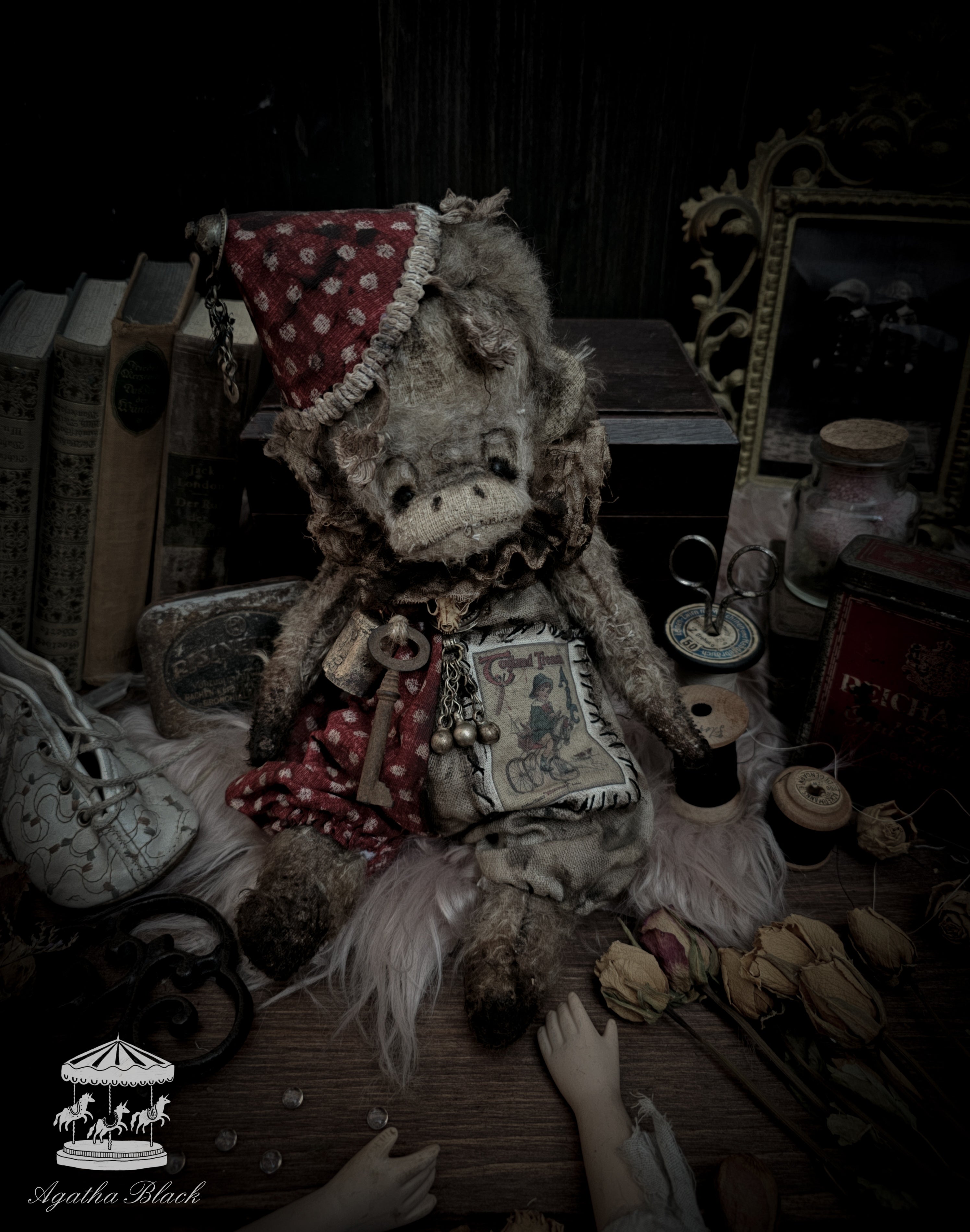13" Old Circus Monkey