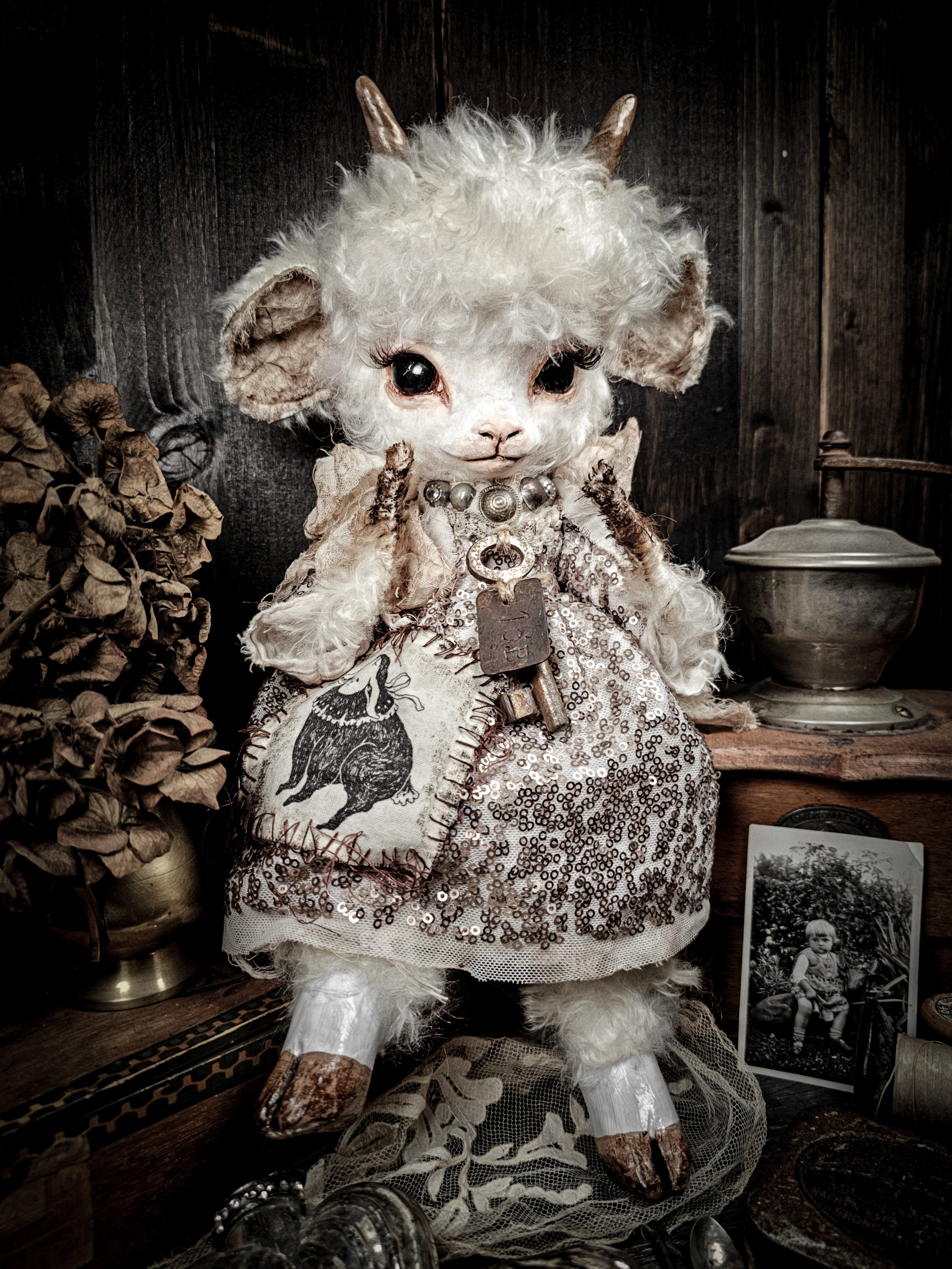 14.5" Puffy Lamb