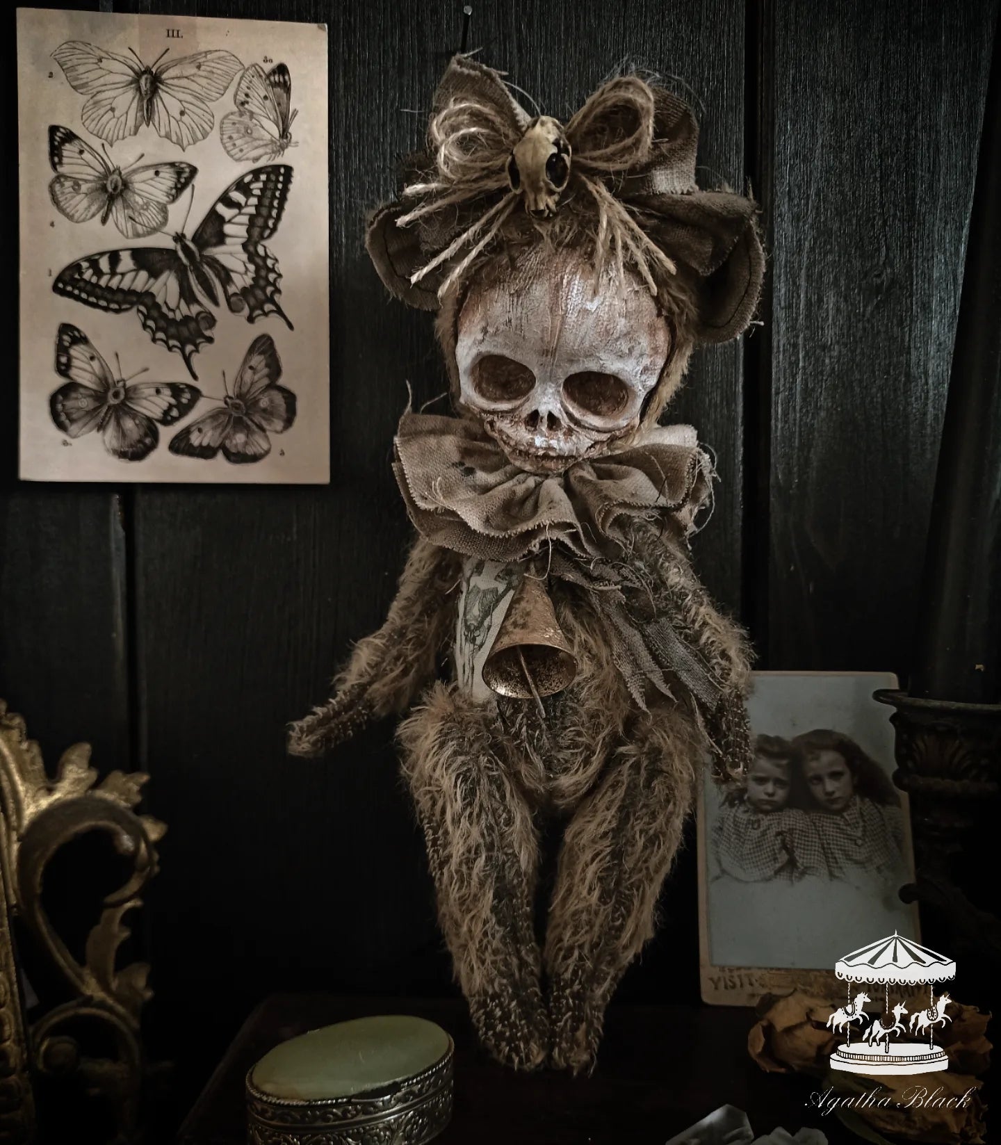 10.2" Skull Teddybear