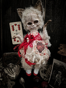 11" Skull Cat