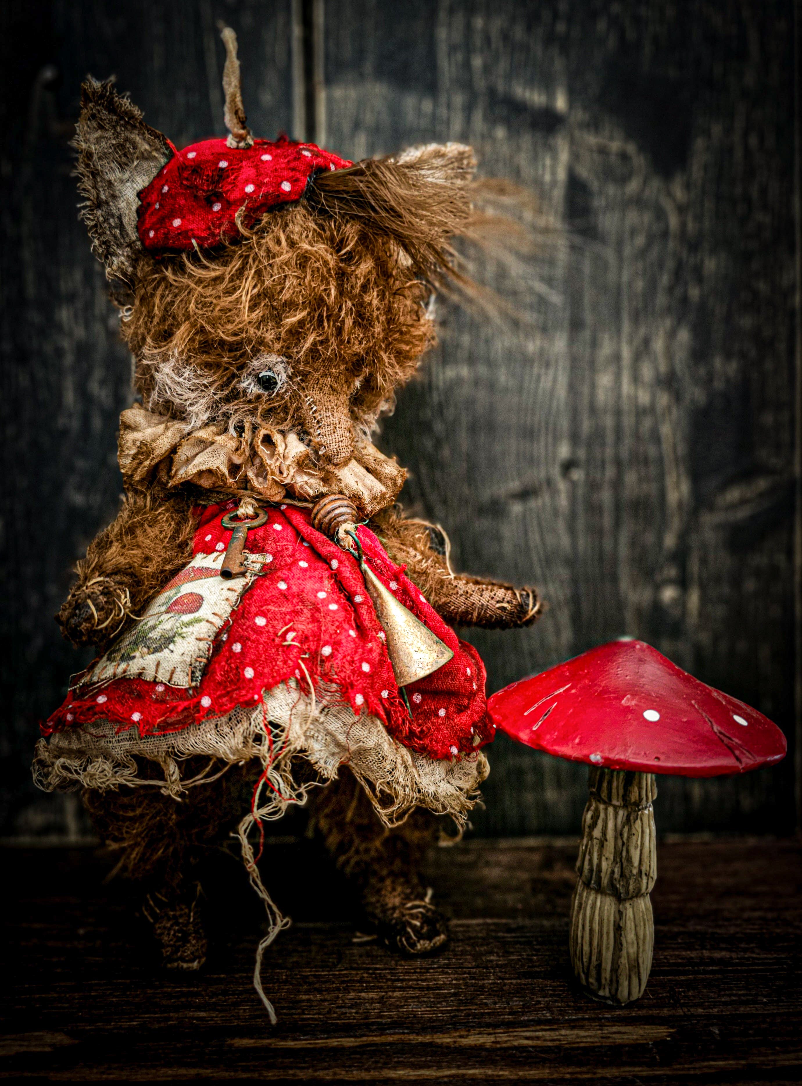 10.6" Fly Agaric Fox