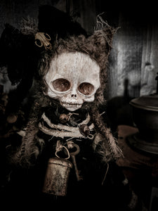 11.8" Skull Cat