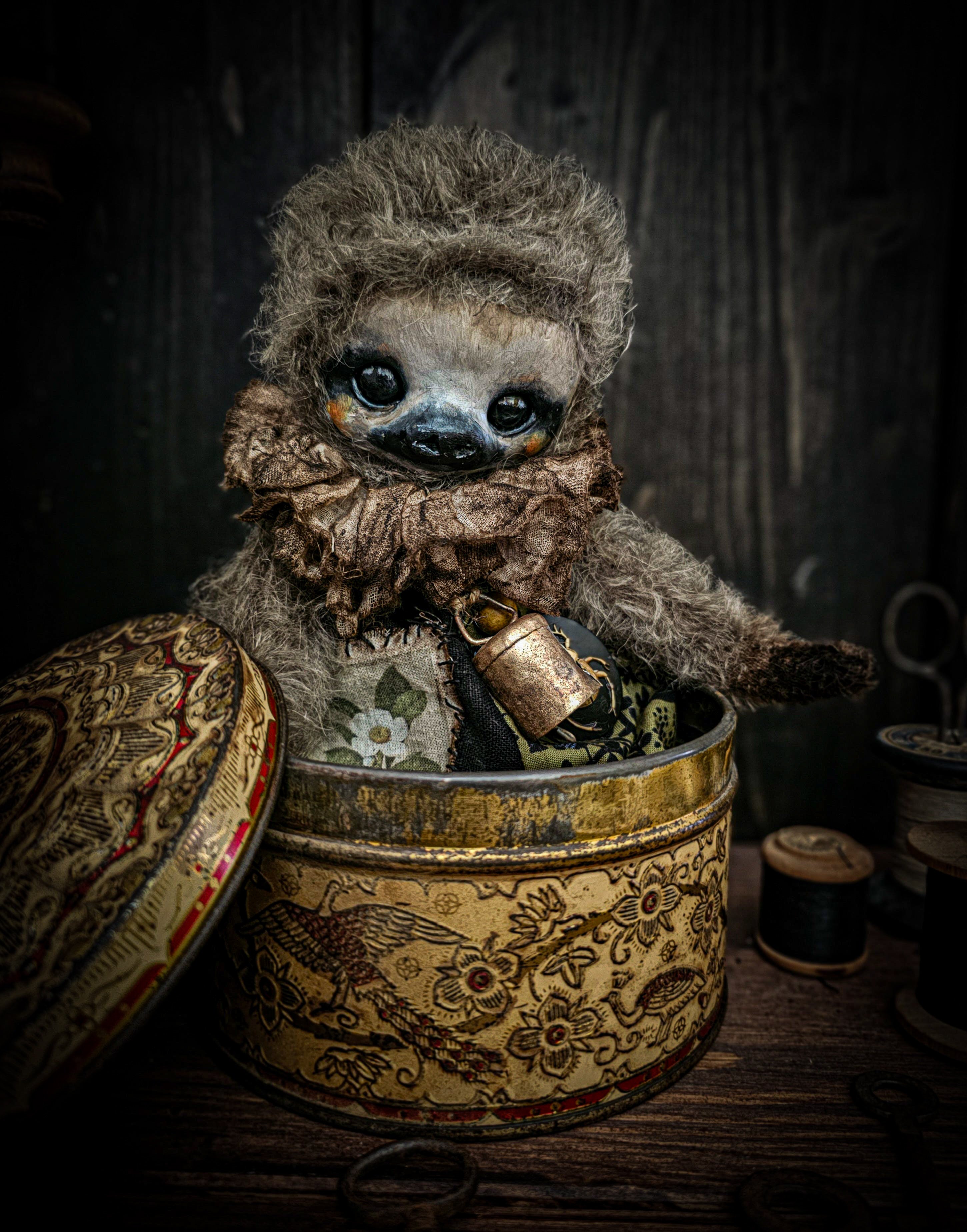11" Fat Baby Sloth