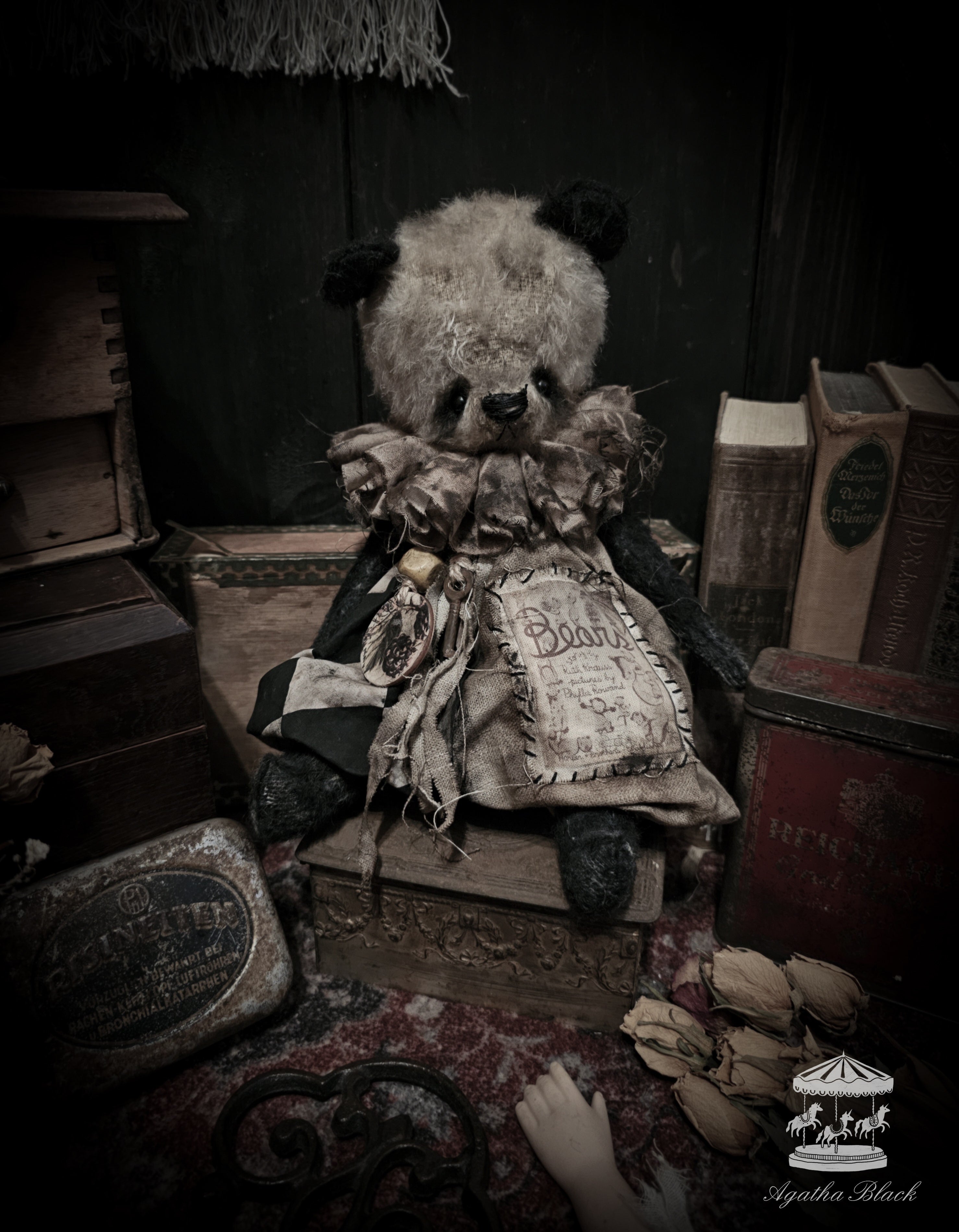 11" Old Panda Bear