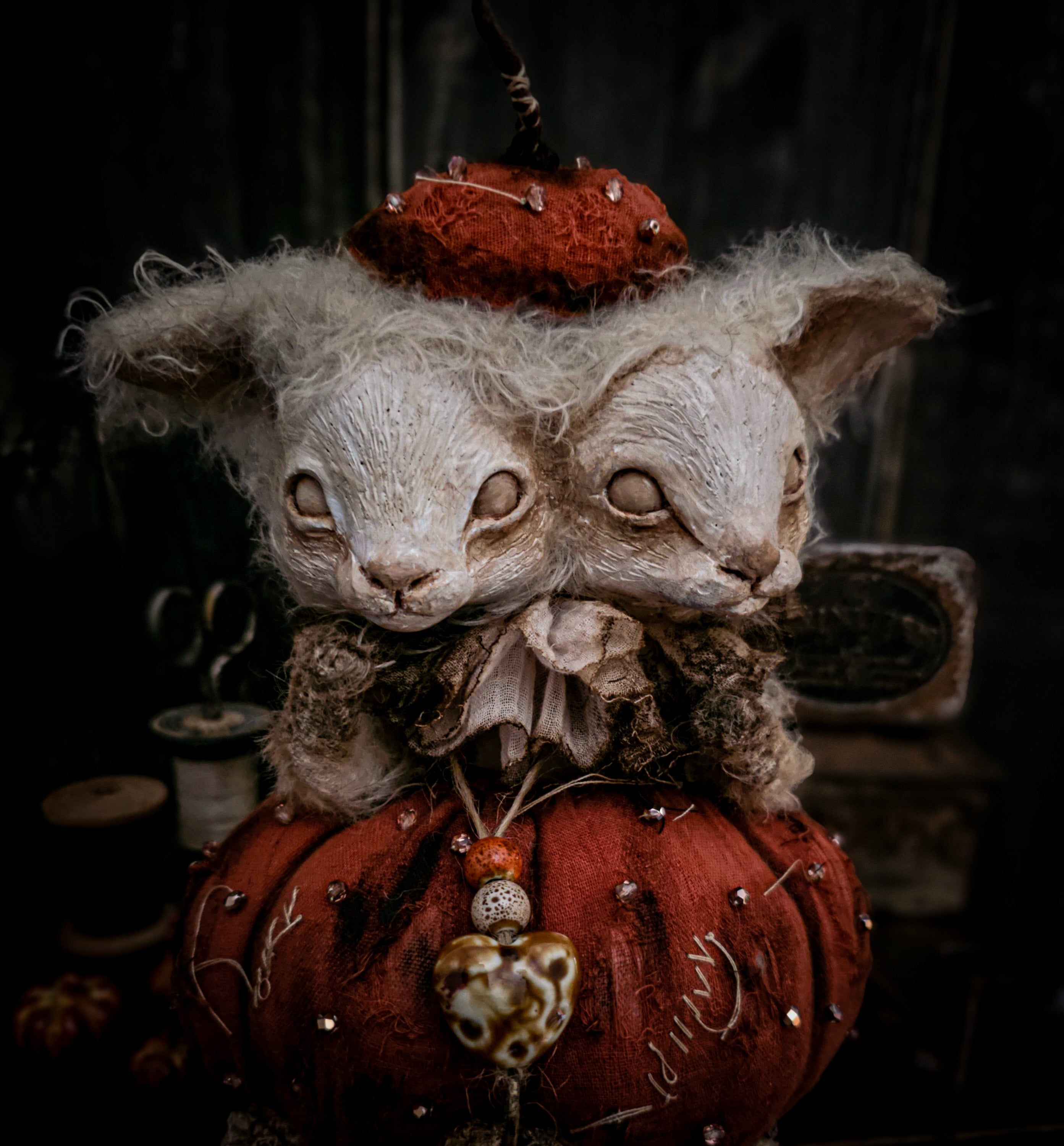 12.5" Pumpkin Siam Lamb